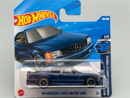 Hot Wheels `89 Mercedes-Benz 560 SEC AMG 1:64 Neu OVP